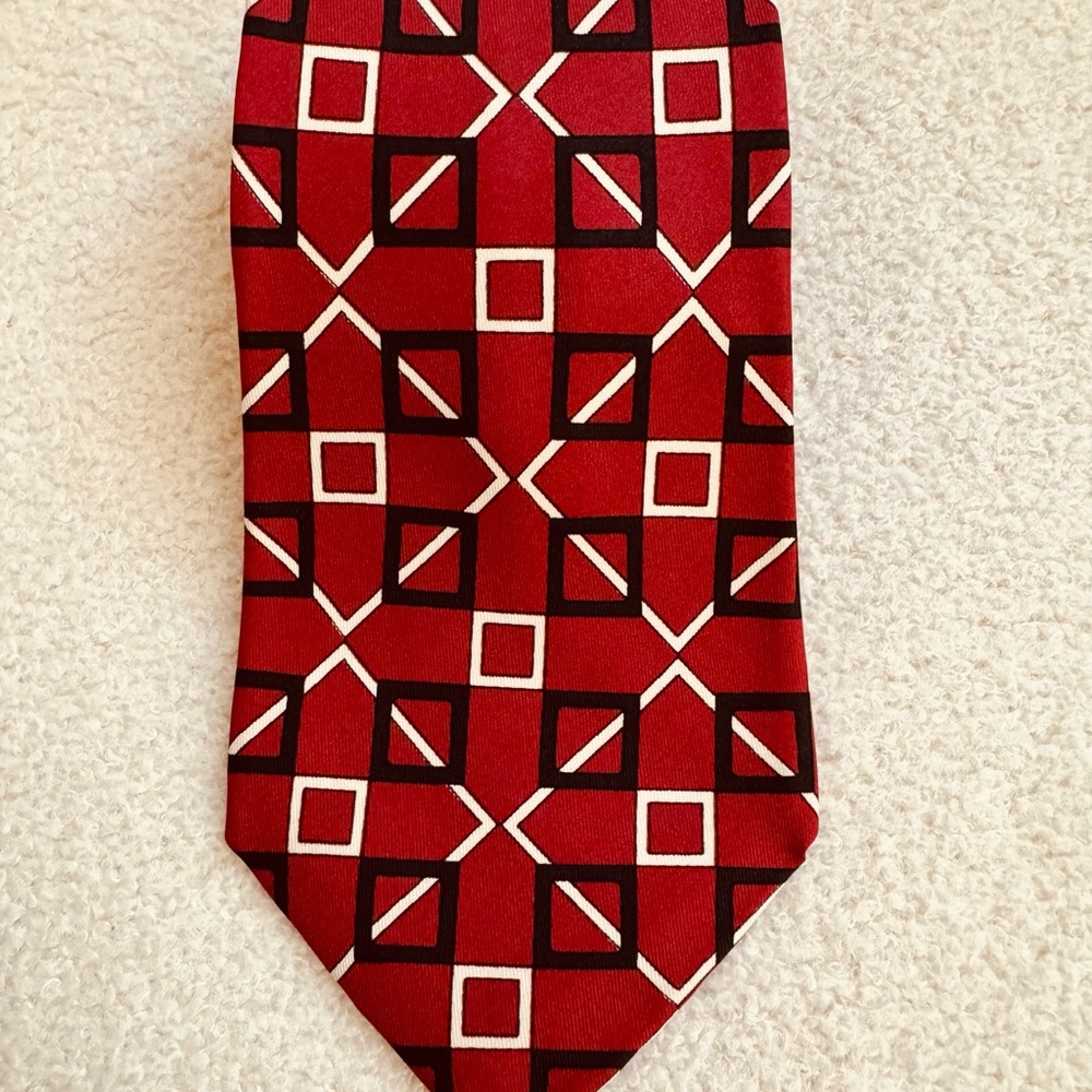 HERMÈS Vintage Silk Tie - Picture 11 of 13